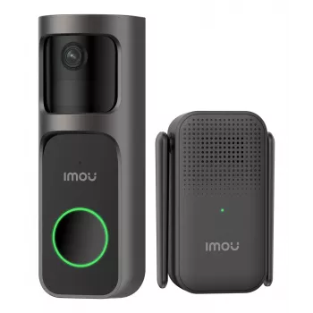 Imou Doorbell 2S Kit Czarny 3 MP Bezprzewodowy Montaż na ścianę