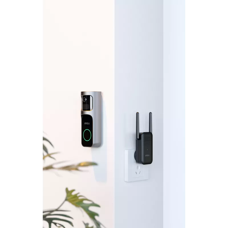 Imou Doorbell 2S Kit Czarny 3 MP Bezprzewodowy Montaż na ścianę