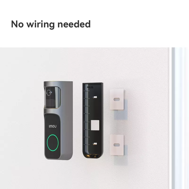 Imou Doorbell 2S Kit Czarny 3 MP Bezprzewodowy Montaż na ścianę
