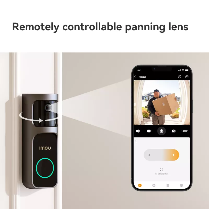 Imou Doorbell 2S Kit Czarny 3 MP Bezprzewodowy Montaż na ścianę