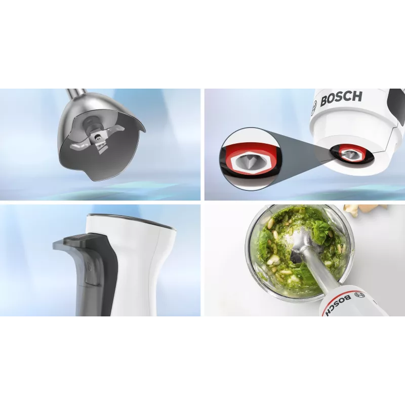 Bosch Serie 4 MSM4W210 blender 0,6 l Blender ręczny 600 W Czarny, Biały