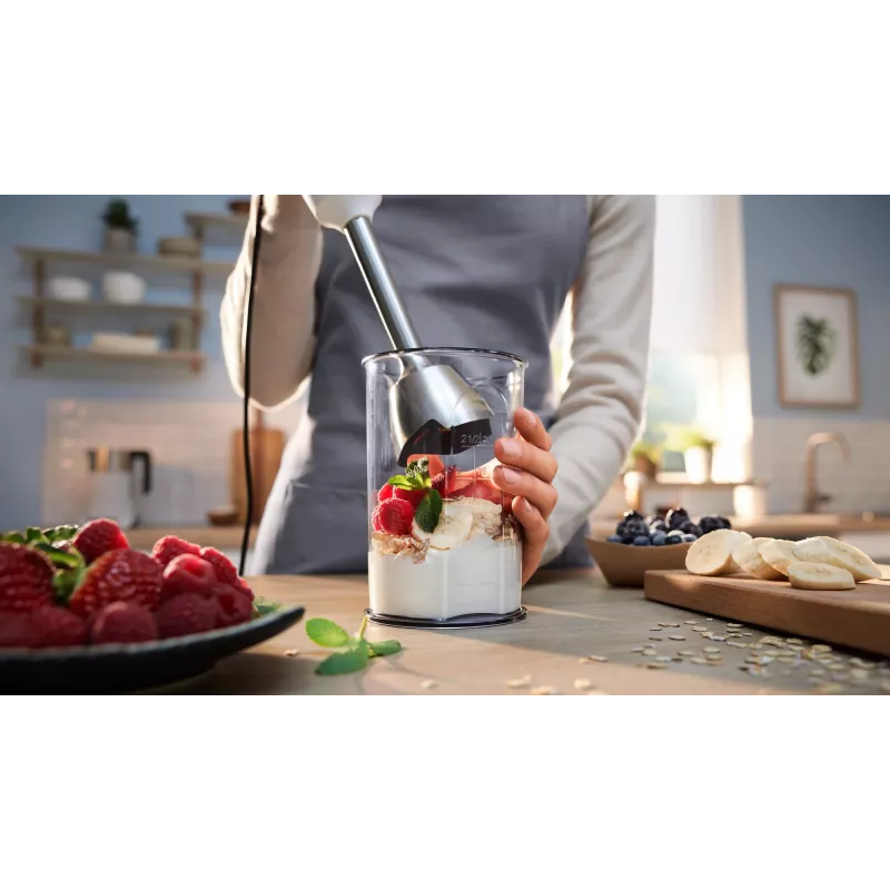 Bosch Serie 4 MSM4W210 blender 0,6 l Blender ręczny 600 W Czarny, Biały