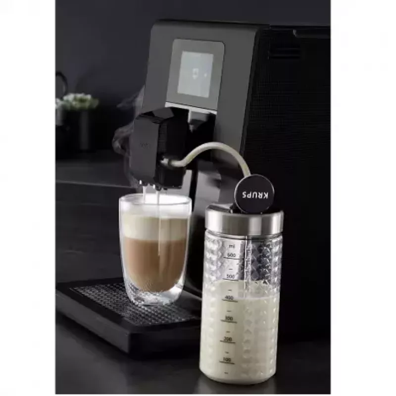 Ekspres do kawy KRUPS EA875U, zbiornik na wodę 3 l, pojemnik na ziarna 250 g, Thermoblock, 1450 W