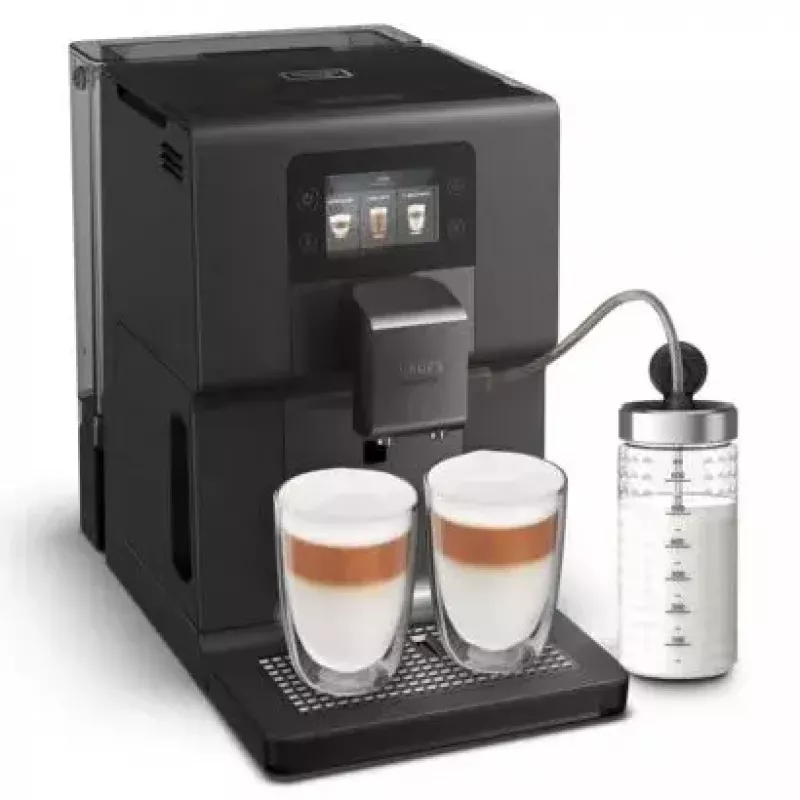 Ekspres do kawy KRUPS EA875U, zbiornik na wodę 3 l, pojemnik na ziarna 250 g, Thermoblock, 1450 W