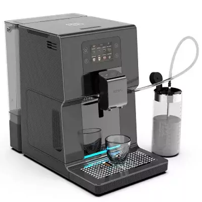 Ekspres do kawy KRUPS EA875U, zbiornik na wodę 3 l, pojemnik na ziarna 250 g, Thermoblock, 1450 W