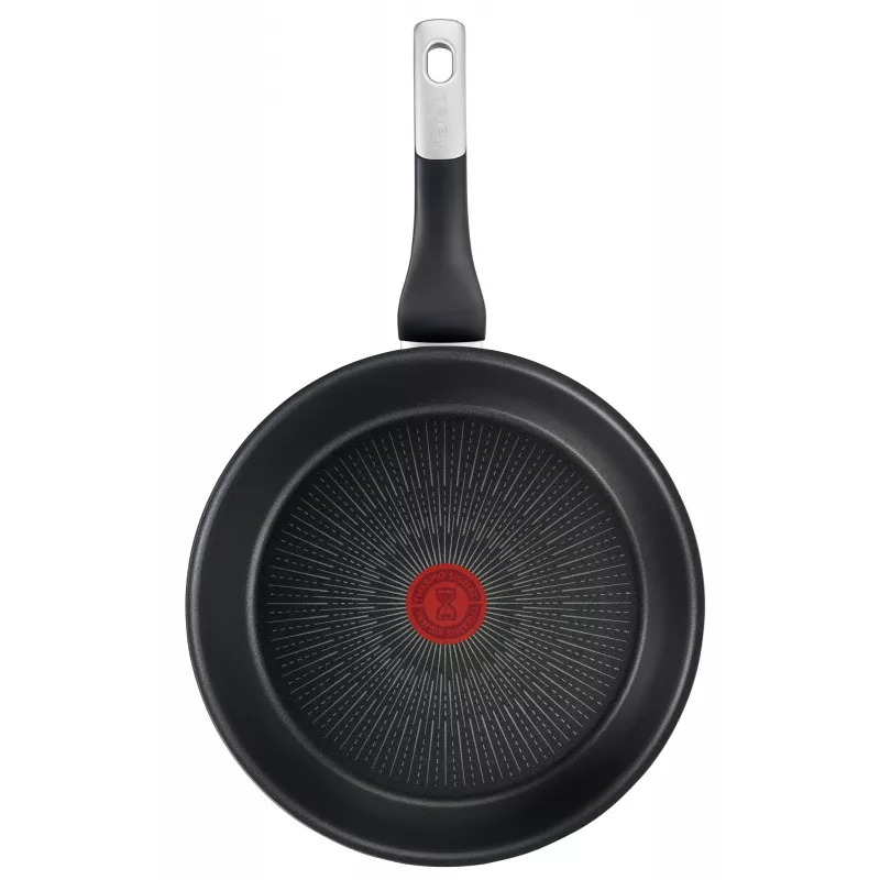 Patelnia Tefal Unlimited G2550672 — uniwersalna okrągła patelnia 28 cm, aluminium, powłoka nieprzywierająca, Thermo-Spot