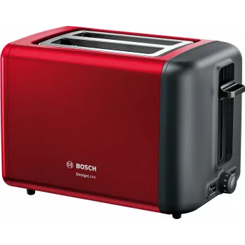Toster Bosch TAT3P424 2 kromki 970 W Czarny, Czerwony