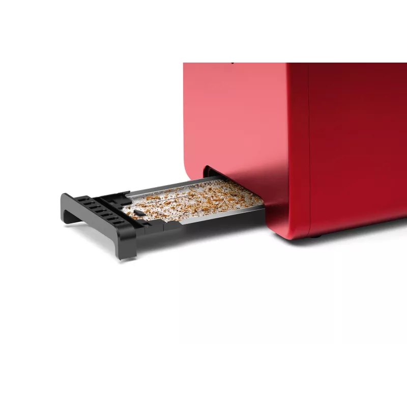 Toster Bosch TAT3P424 2 kromki 970 W Czarny, Czerwony