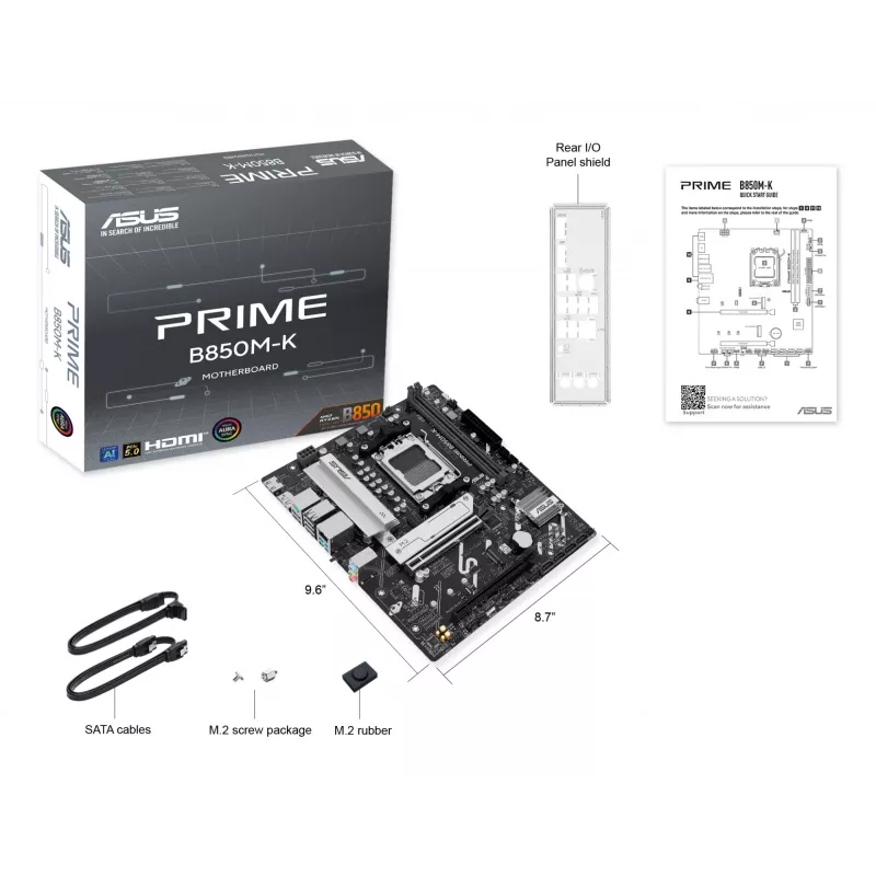 Płyta główna ASUS PRIME B850M-K AMD B850 Socket AM5 micro ATX