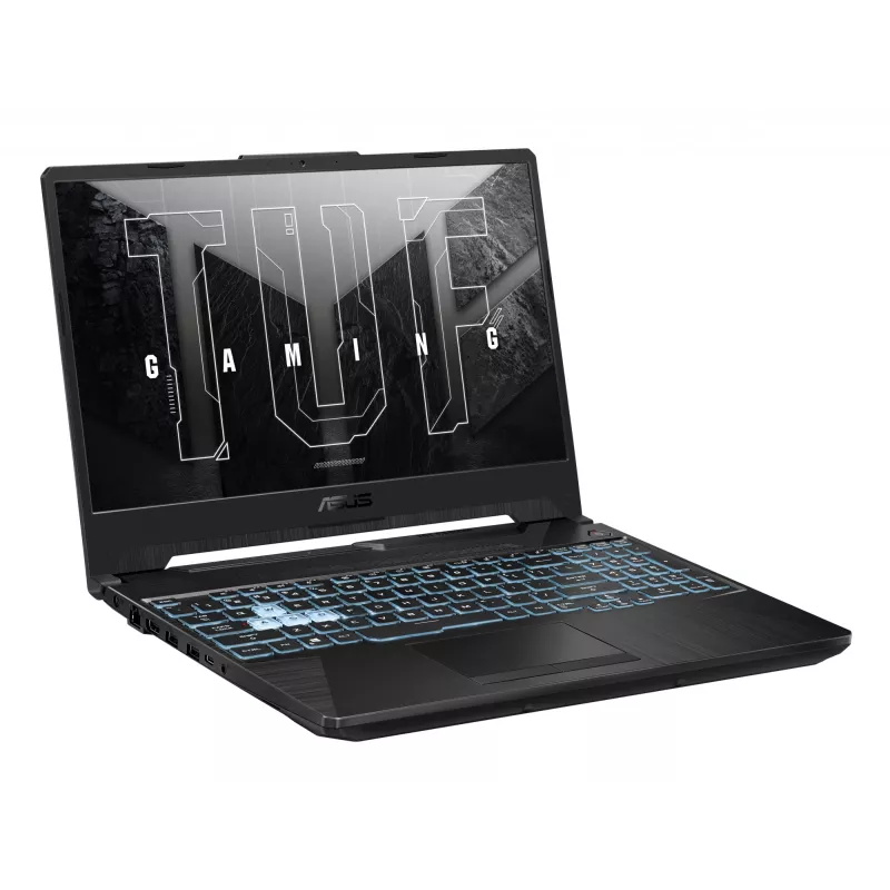 Laptop ASUS TUF Gaming A15 FA506NCG — AMD Ryzen 7 7445HS, 15,6 cala FHD, 16 GB DDR5, 512 GB SSD, RTX 3050, Windows 11 Home, czarny