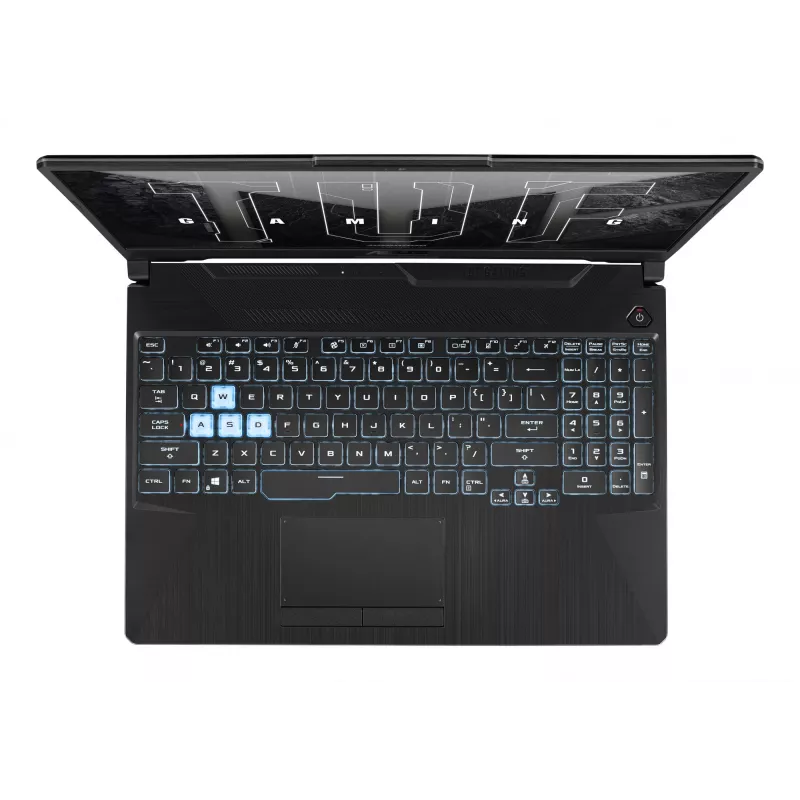 Laptop ASUS TUF Gaming A15 FA506NCG — AMD Ryzen 7 7445HS, 15,6 cala FHD, 16 GB DDR5, 512 GB SSD, RTX 3050, Windows 11 Home, czarny