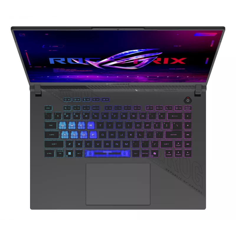 Laptop ASUS ROG Strix G16 G614PR-RV092W — AMD Ryzen 9 8940HX, 16 cali WUXGA, 16 GB DDR5, 1 TB SSD, RTX 5070 Ti, Wi‑Fi 6E, Windows 11
