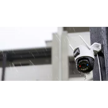 Kamera IP IMOU Cruiser Dual 2 kulista zewnętrzna sufitowa — 2880×1620, 3,6 mm, 8-krotny zoom cyfrowy, przewodowa i Wi‑Fi
