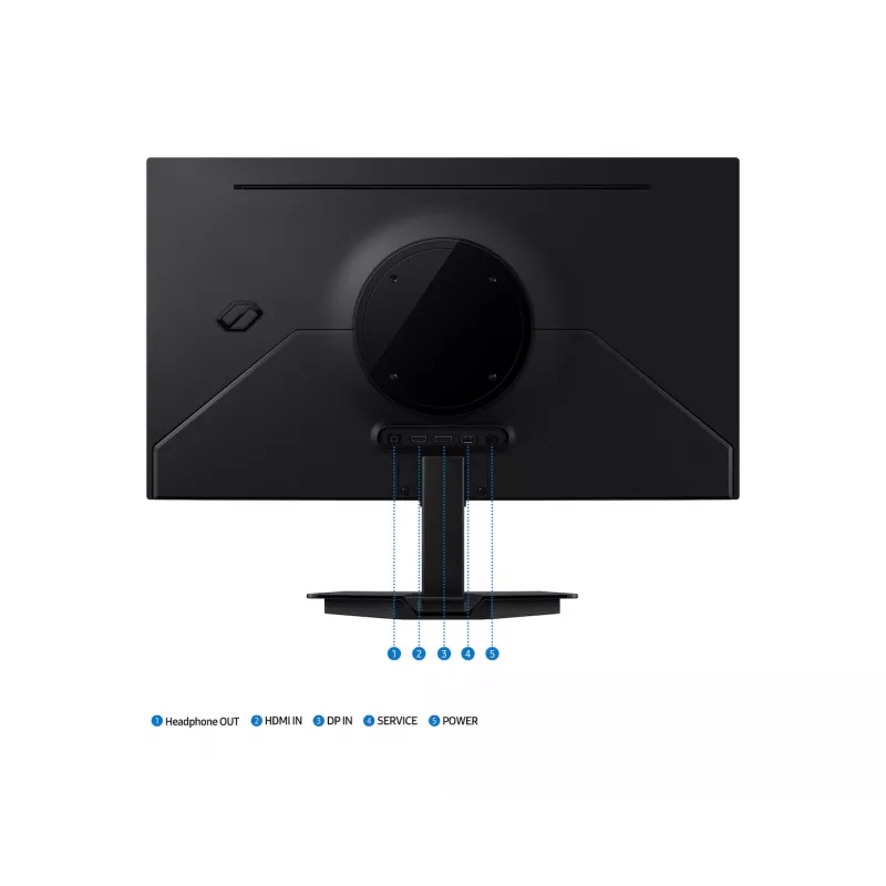 Samsung LS27FG500SUXEN monitor komputerowy 68,6 cm (27 cali) 2560 x 1440 pikseli Quad HD OLED Czarny