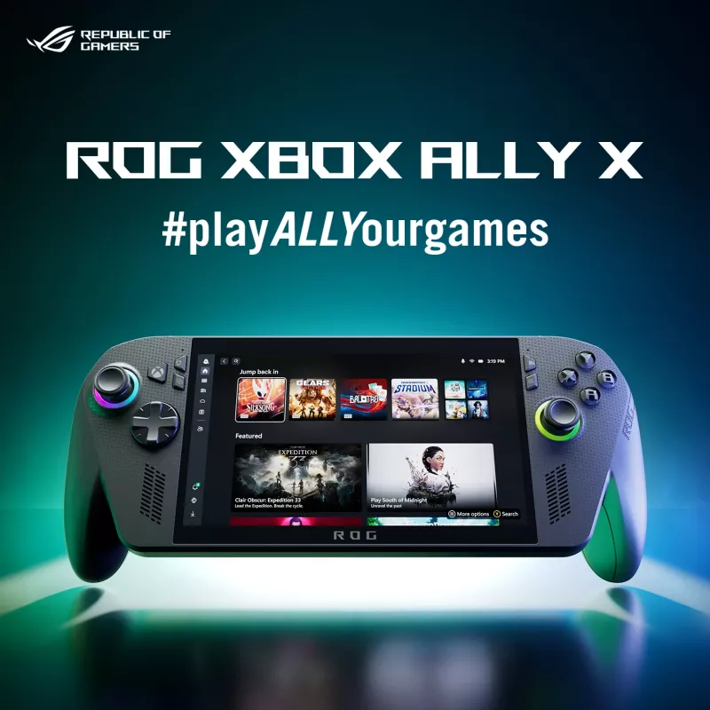 ASUS ROG Xbox Ally X RC73XA-NH011W przenośna konsola do gier 17,8 cm (7 cali) 1 TB Ekran dotykowy Wi-Fi Czarny