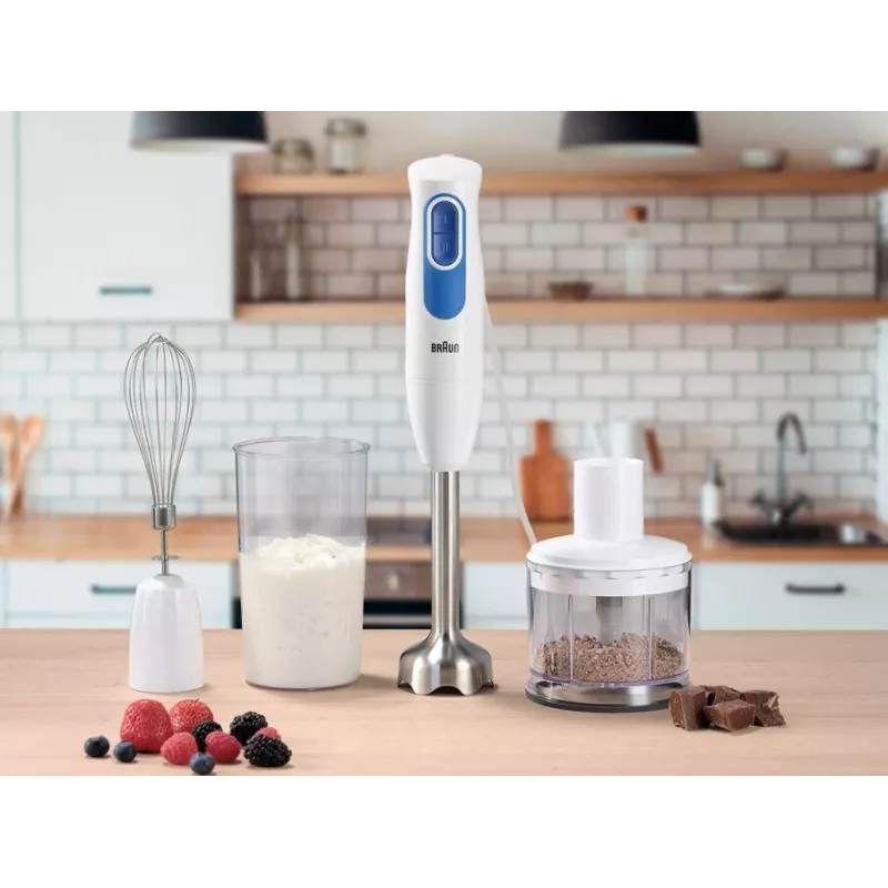 Braun MultiQuick 2 MQ20236MWH 0,5 l blender ręczny 600 W niebieski, biały