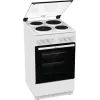 Gorenje GE5A21WH Kuchenka Wolnostojąca kuchenka Elektryczna Płyta żeliwna Biały