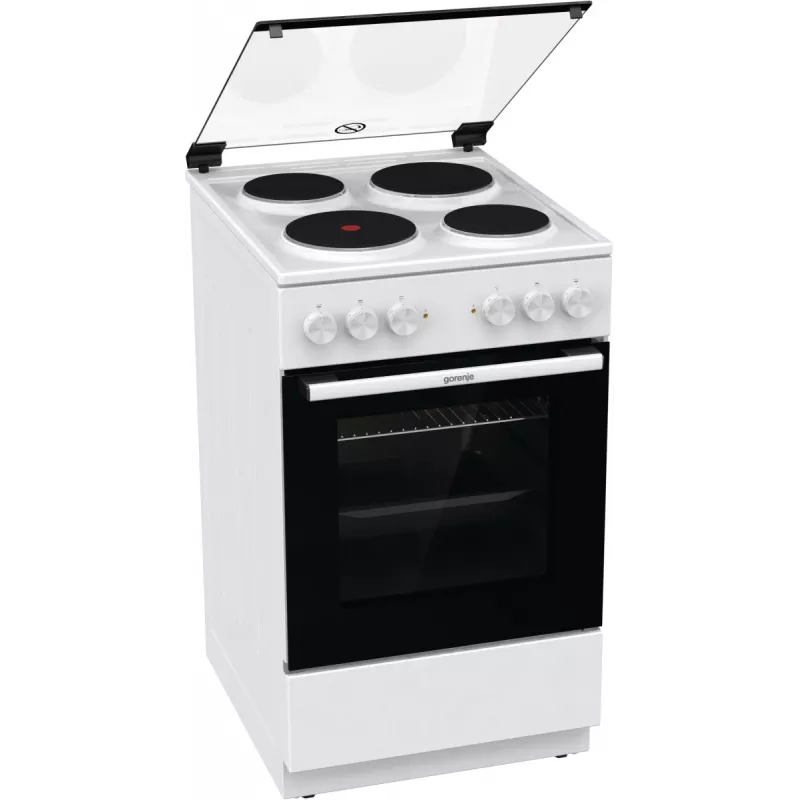 Gorenje GE5A21WH Kuchenka Wolnostojąca kuchenka Elektryczna Płyta żeliwna Biały