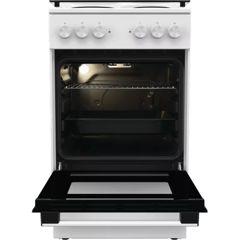 Gorenje GE5A21WH Kuchenka Wolnostojąca kuchenka Elektryczna Płyta żeliwna Biały