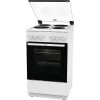 Gorenje GE5A21WH Kuchenka Wolnostojąca kuchenka Elektryczna Płyta żeliwna Biały