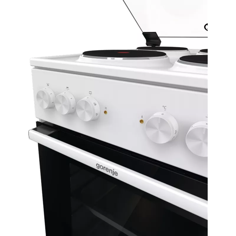 Gorenje GE5A21WH Kuchenka Wolnostojąca kuchenka Elektryczna Płyta żeliwna Biały