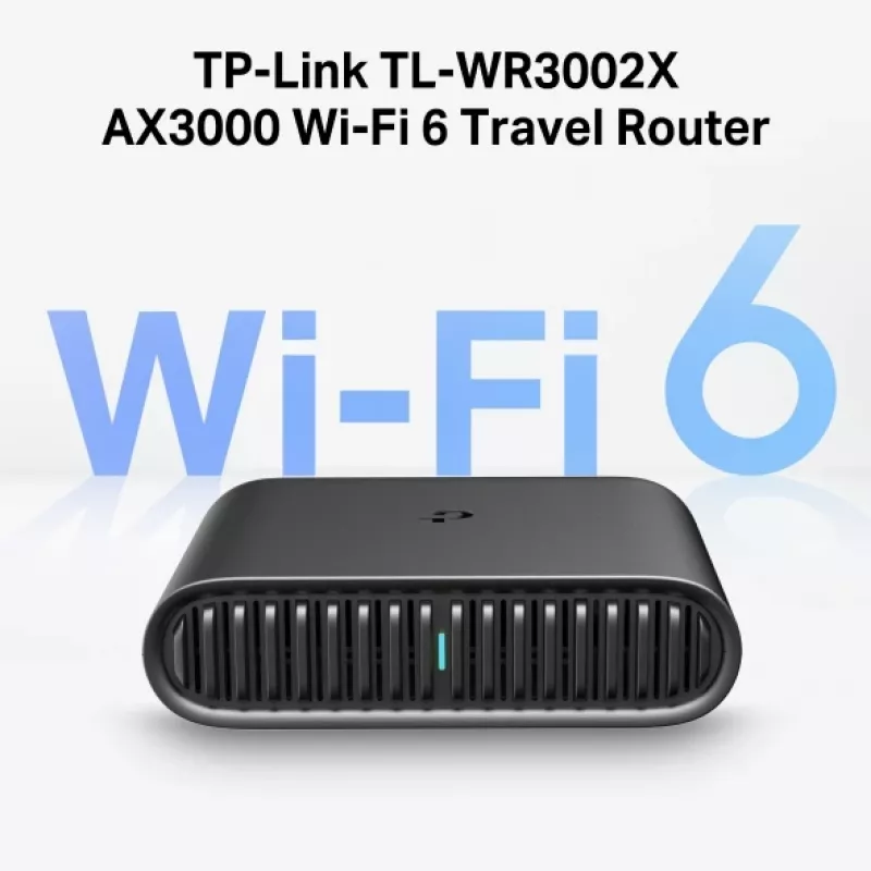 TP-Link TL-WR3002X router bezprzewodowy Gigabit Ethernet Dwuzakresowy (2.4 GHz / 5 GHz) Czarny