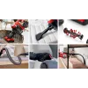 Bosch BCS711PET odkurzacz bezprzewodowy/szczotka elektryczna Akumulatorowy Na sucho Bezworkowy 0,3 l Czarny, Czerwony 3 Ah