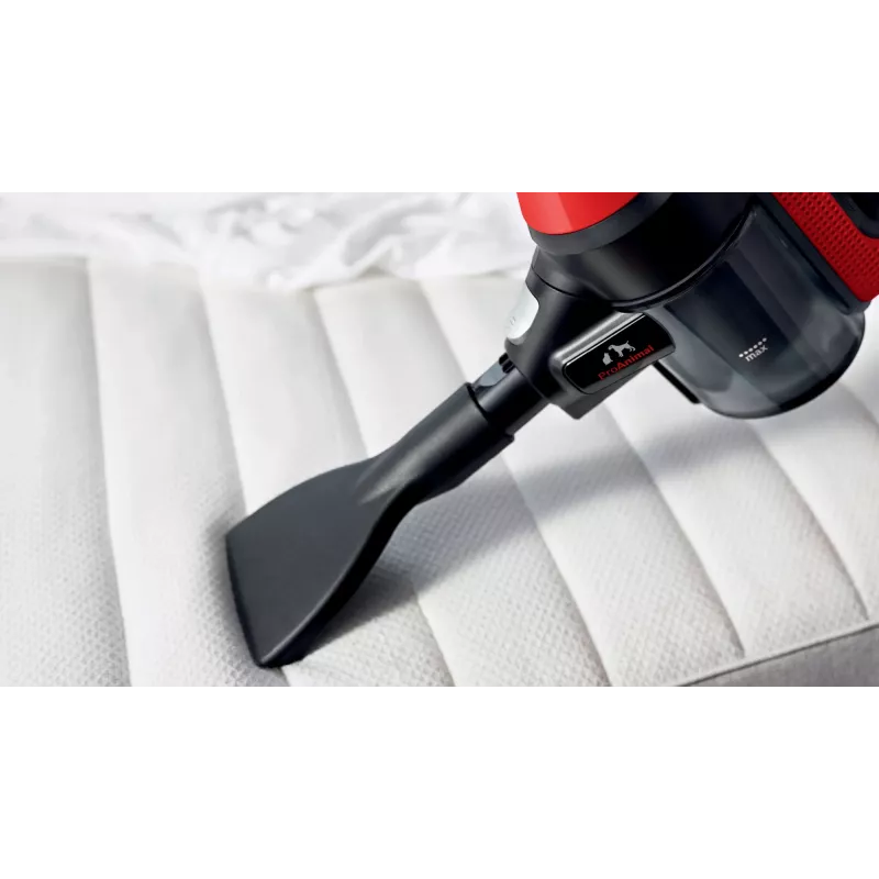 Bosch BCS711PET odkurzacz bezprzewodowy/szczotka elektryczna Akumulatorowy Na sucho Bezworkowy 0,3 l Czarny, Czerwony 3 Ah