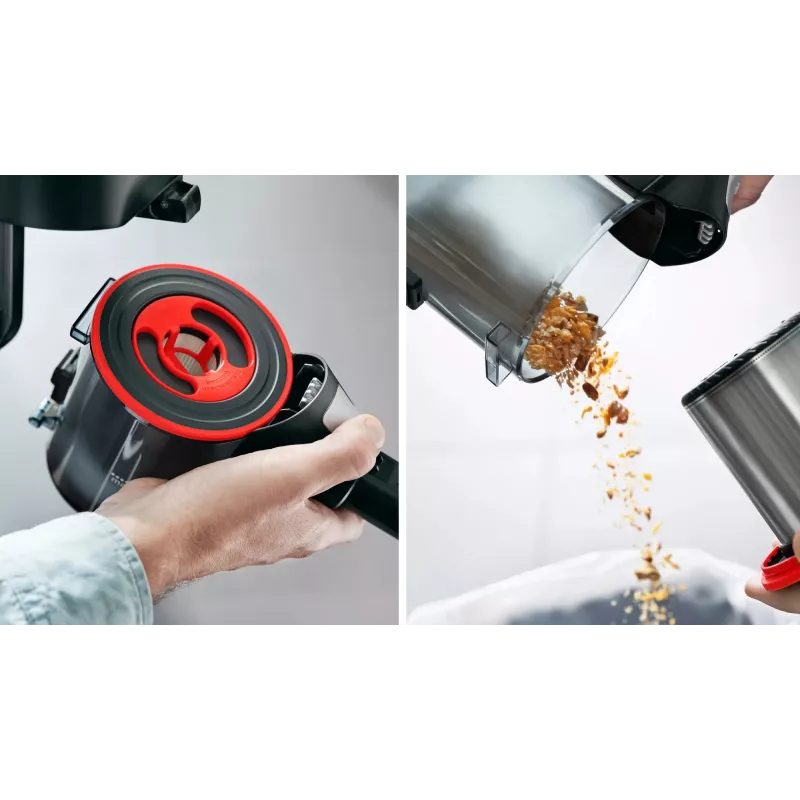 Bosch BCS711PET odkurzacz bezprzewodowy/szczotka elektryczna Akumulatorowy Na sucho Bezworkowy 0,3 l Czarny, Czerwony 3 Ah