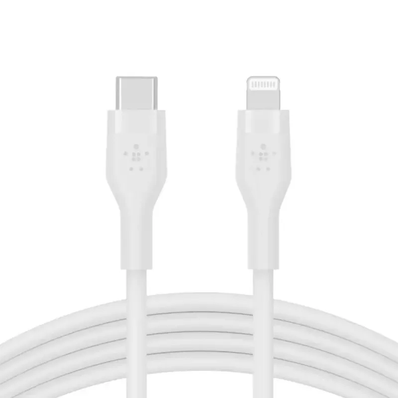 Kabel USB-C do USB-C/Lightning Belkin CAA009BT2MWH, 2 m, biały