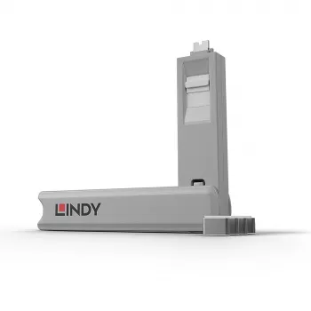 Lindy klucz do blokad portów USB typu C - zestaw 4 blokad, biały