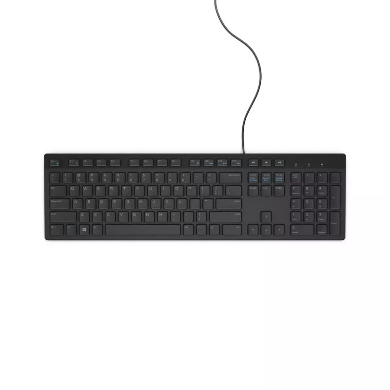 Klawiatura DELL KB216 uniwersalna USB QWERTY US International czarna