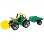 Traktor Lena GIGA TRUCKS ZL-02123 z łyżką i przyczepą
