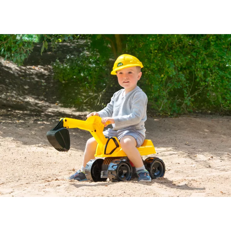 Jeździk koparka Lena GIGA TRUCKS Excavator PRO 4 koła plastik stal