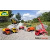 Jeździk koparka Lena GIGA TRUCKS Excavator PRO 4 koła plastik stal