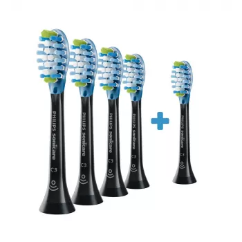 Philips Premium Plaque Defence HX9045/88 4+1 pack końcówki do szczoteczki 5 szt. Czarny