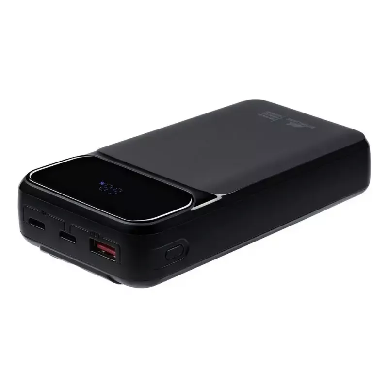 Przenośny powerbank Rivacase VA2221 — 20000 mAh LiPo, PD 3.0 i QC 3.0, 3 porty (1×A, 2×C), moc wyjściowa 22,5 W