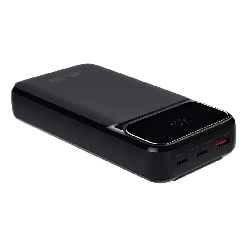 Przenośny powerbank Rivacase VA2221 — 20000 mAh LiPo, PD 3.0 i QC 3.0, 3 porty (1×A, 2×C), moc wyjściowa 22,5 W