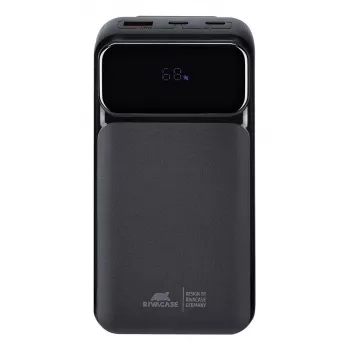 Przenośny powerbank Rivacase VA2221 — 20000 mAh LiPo, PD 3.0 i QC 3.0, 3 porty (1×A, 2×C), moc wyjściowa 22,5 W