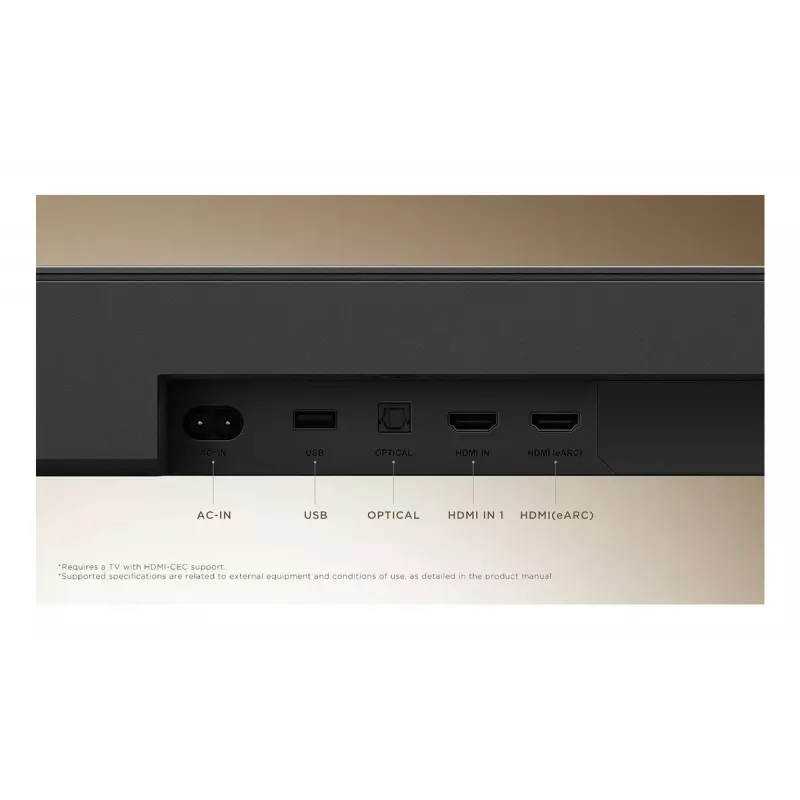 Soundbar TCL Q Q65H 5.1ch kino domowe, 580 W RMS, bezprzewodowy aktywny subwoofer 100 W, Dolby Atmos/DTS-X, czarny