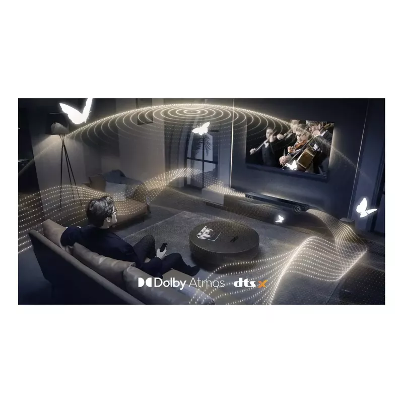 Soundbar TCL Q Q65H 5.1ch kino domowe, 580 W RMS, bezprzewodowy aktywny subwoofer 100 W, Dolby Atmos/DTS-X, czarny