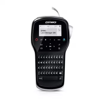 Drukarka etykiet Dymo LabelManager 280 QWERTY z LCD, USB, Li‑Ion, taśma D1 (maks. 12 mm)