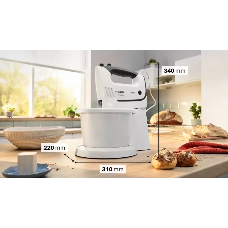 Bosch MFQ37490 mikser ręczny 750 W szary, biały