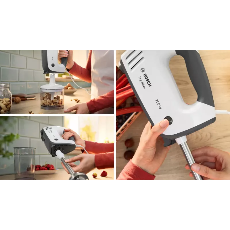 Bosch MFQ37490 mikser ręczny 750 W szary, biały