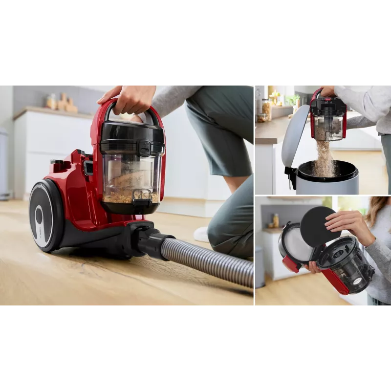 Bosch Serie 2 BGC05AAA2 odkurzacz 1,5 L Odkurzacz cylindryczny Na sucho 700 W Bezworkowy