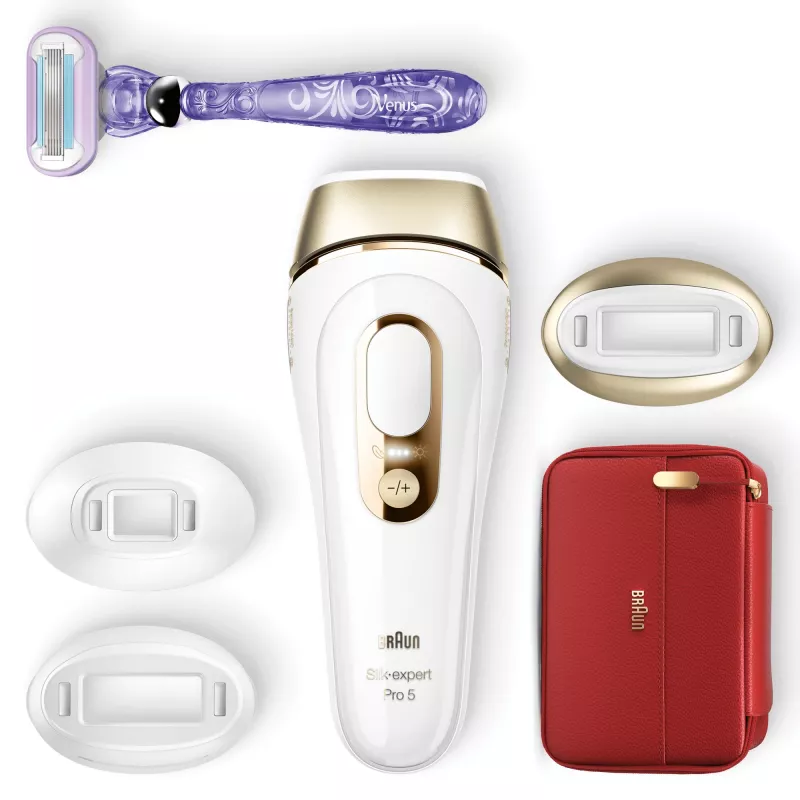Braun Silk-expert Pro Silk·expert Pro 5 PL5267 Intensywne światło pulsacyjne (IPL) Złoty, Biały