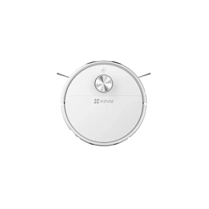 Robot sprzątający EZVIZ RS20 Pro — Li-Ion 5200 mAh, 220 min pracy, 7200 Pa siły ssania, baza samoopróżniająca, nawigacja LiDAR, worek na kurz 0,35 L, mycie mopem, biały