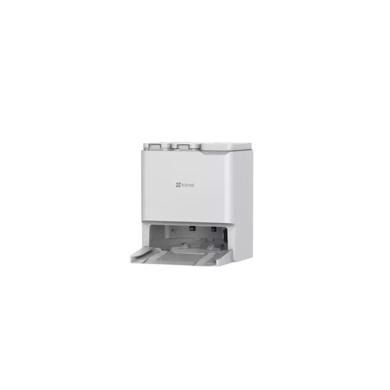 Robot sprzątający EZVIZ RS20 Pro — Li-Ion 5200 mAh, 220 min pracy, 7200 Pa siły ssania, baza samoopróżniająca, nawigacja LiDAR, worek na kurz 0,35 L, mycie mopem, biały