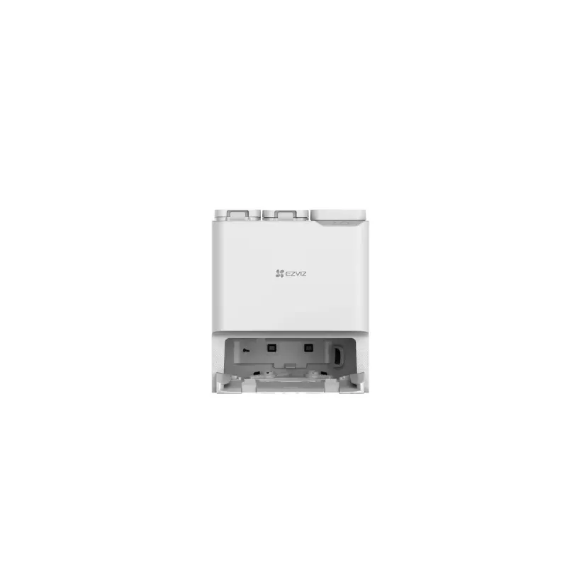 Robot sprzątający EZVIZ RS20 Pro — Li-Ion 5200 mAh, 220 min pracy, 7200 Pa siły ssania, baza samoopróżniająca, nawigacja LiDAR, worek na kurz 0,35 L, mycie mopem, biały