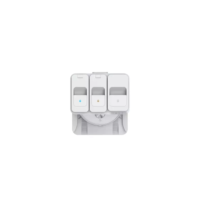 Robot sprzątający EZVIZ RS20 Pro — Li-Ion 5200 mAh, 220 min pracy, 7200 Pa siły ssania, baza samoopróżniająca, nawigacja LiDAR, worek na kurz 0,35 L, mycie mopem, biały